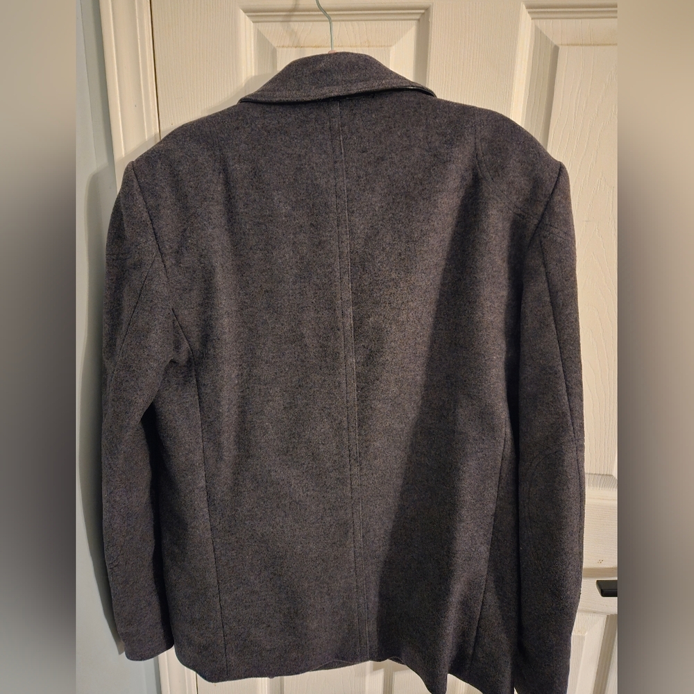 Marc By Marc Jacobs Men's Gray Peacoat XL - Picture 2 of 7